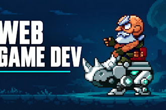 develop an amazing web game for you