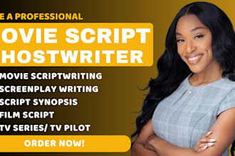 ghostwrite script movie script writing tv film script writer screenplay writer