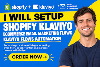 setup shopify klaviyo ecommerce email marketing flows klaviyo flows automation