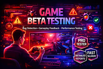 be your video game beta tester