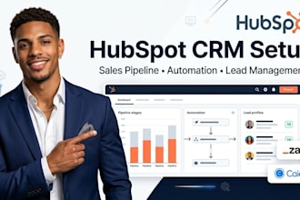 set up hubspot CRM sales pipeline for coaches with zapier calendly zapier n8n