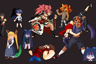 pixel art animation pixel art character design sprite sheet pixel art character