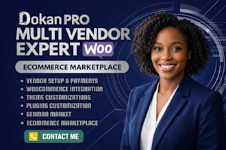 build, customize or fix your german wordpress dokan pro multi vendor marketplace