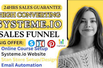 systeme io sales funnel systeme io website stan store marketing stan store setup
