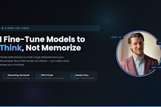 fine tune a private ai model on your documents, runs fully locally