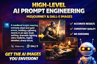 do high level prompt engineering ai image generation midjourney dall e prompt