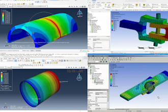 3d mechanical cad design ansys abaqus simulation stress thermal cfd fea analysis