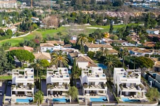remodel 3d luxury real estate building,landscape exterior render, coastal living