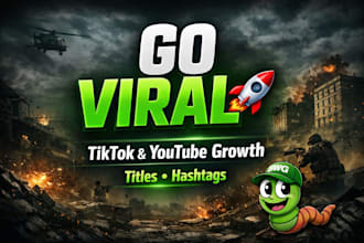 make your tiktok go viral with pro titles, hashtags