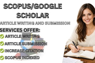 write and publish article in google scholar and scopus q1 to q4 index journal