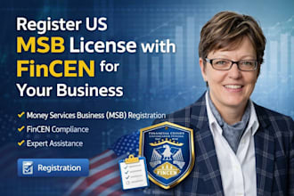 register US msb license with fincen for your business