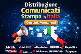 italian press release distribution with permanent links