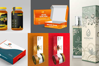 create attractive pouch and product packaging design for brands and ecommerce