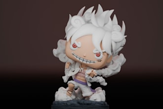 3d printable funko pop design