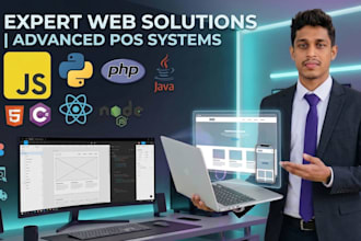 build a professional website and inventory management billing system