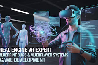 develop unreal engine or fix blueprint bugs VR multiplayer game