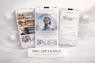 create easy in use app interface UX UI