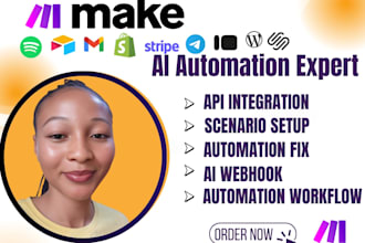 setup make com, fix made com, make scenario automation, make com automate expert