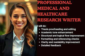 proofread and edit your medical thesis or dissertation