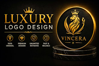 create a high end luxury logo design for your business