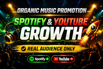 do organic music promotion for real audience growth