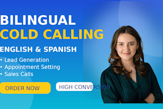 do bilingual b2b cold calling expert in english and spanish to book appointment