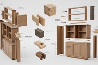 deliver professional carpentry and woodworking design plan