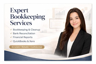 do expert bookkeeping, cleanup in quickbooks and xero