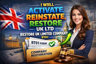 activate, reinstate, restore uk ltd, restore uk limited company, rt01