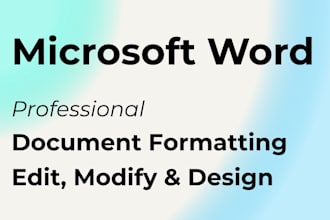 microsoft word document formatting, template design