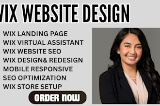 do wix website design, redesign, SEO optimization, and be wix virtual assistant