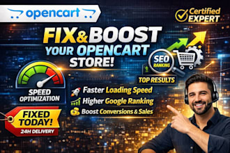automate fix optimize opencart store and install meta pixel tracking sms system