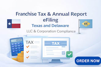 efile texas franchise tax, delaware franchise tax and annual report