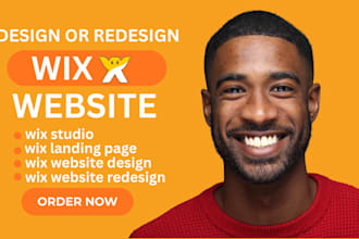 design wix landing page for business and fix wix website issues