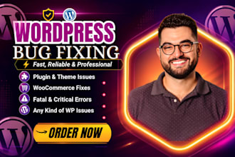 fix critical wordpress error, database bug  and elementor issues fast