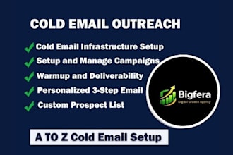 setup cold email outreach b2b lead generation infrastructure