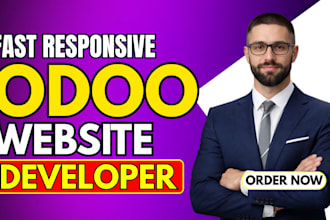 develop odoo ecommerce website, erp system and custom workflow automation