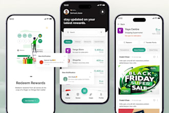 build loyalty app, CRM loyalty app, referral app, discount app,  reward base app
