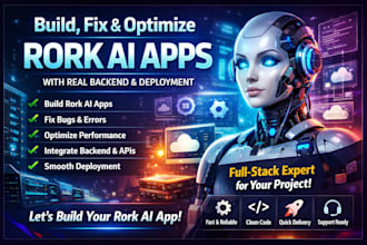 build, fix, and optimize rork ai apps with real backend and deployment