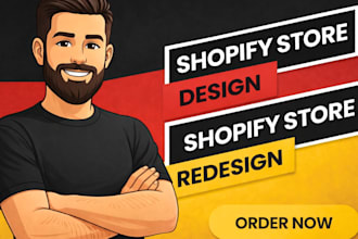 redesign shopify store design, german shopify store as a shopify website expert