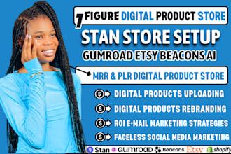 stan store, stan store setup, beacons ai, stan store marketing, gumroad, payhip
