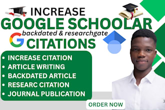 increase your google scholar citation, backdated citation using researchgate