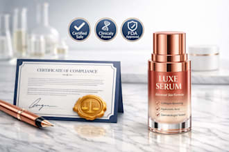 do fda cosmetic registration and mocra compliance as your US agent