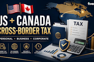 prepare US canada cross border tax returns for individuals and businesses