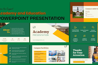 create educational presentation academic research elearning slides training