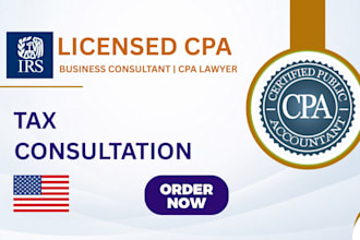 be your tax advisor and provide professional tax consultation as a cpa