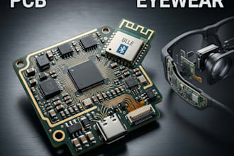 design ar glasses pcb, smart eyewear pcb and wearable electronics