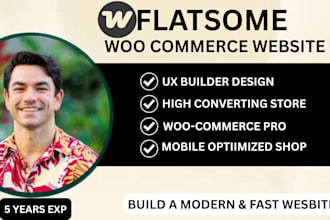 design flatsome woocommerce design with high conversion e commerce solution