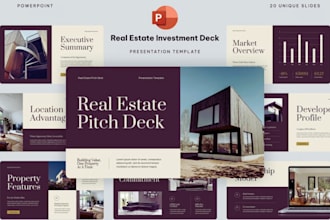 design property investment presentation powerpoint design real estate pitch deck