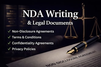 draft contracts, nda, and legal documents, enforceable doc